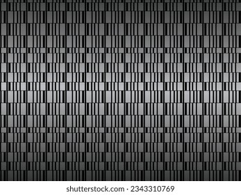 Black metal texture steel background. Luxurious steel ornament. Perforated metal sheet.