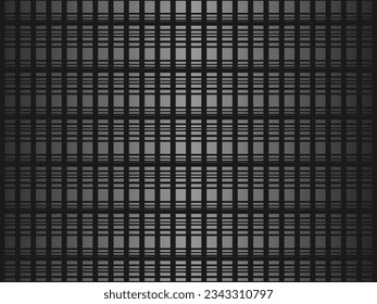 Black metal texture steel background. Luxurious steel ornament. Perforated metal sheet.