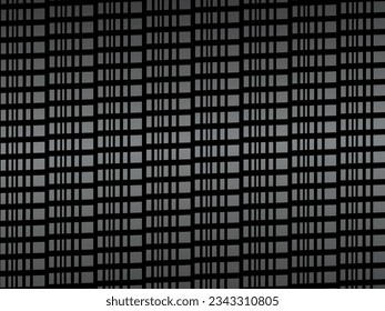 Black metal texture steel background. Luxurious steel ornament. Perforated metal sheet.