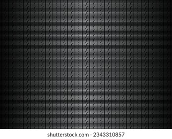 Black metal texture steel background. Luxurious steel ornament. Perforated metal sheet.