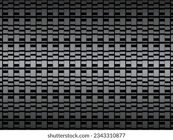 Black metal texture steel background. Luxurious steel ornament. Perforated metal sheet.