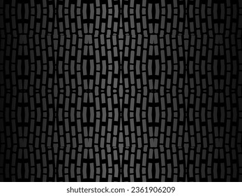 Black metal texture steel background. Perforated metal sheet.