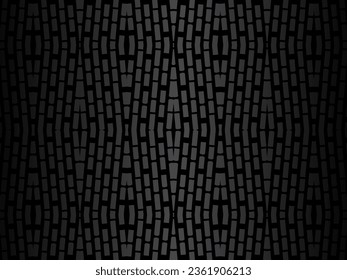 Black metal texture steel background. Perforated metal sheet.