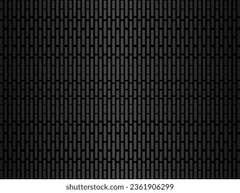 Black metal texture steel background. Perforated metal sheet.