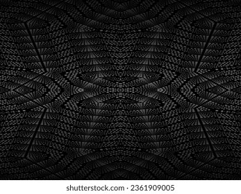Black metal texture steel background. Perforated metal sheet.