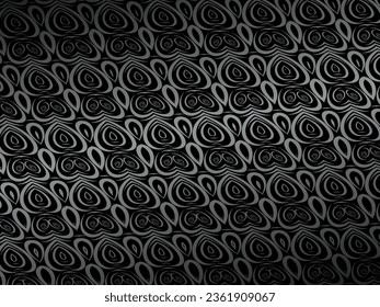 Black metal texture steel background. Perforated metal sheet.