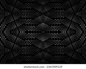 Black metal texture steel background. Perforated metal sheet.