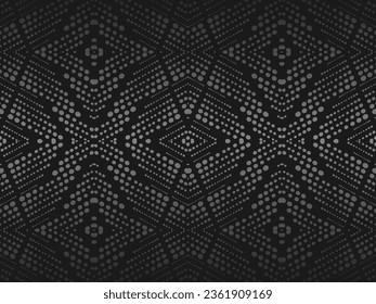 Black metal texture steel background. Perforated metal sheet.