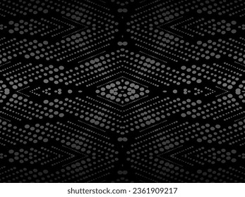 Black metal texture steel background. Perforated metal sheet.