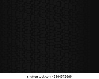 Black metal texture steel background. Luxurious steel ornament. Perforated metal sheet.