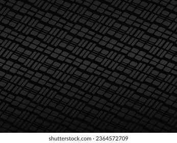 Black metal texture steel background. Luxurious steel ornament. Perforated metal sheet.