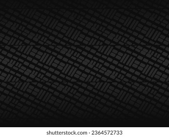 Black metal texture steel background. Luxurious steel ornament. Perforated metal sheet.