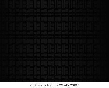 Black metal texture steel background. Luxurious steel ornament. Perforated metal sheet.