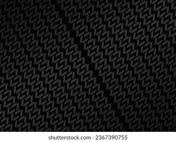 Black metal texture steel background. Perforated metal sheet.