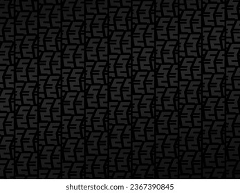 Black metal texture steel background. Perforated metal sheet.
