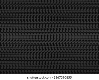 Black metal texture steel background. Perforated metal sheet.