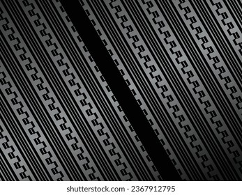 Black metal texture steel background. Perforated metal sheet.