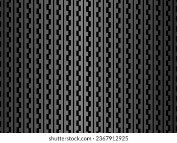 Black metal texture steel background. Perforated metal sheet.