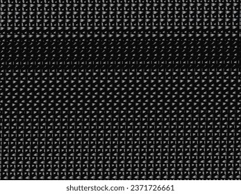Black metal texture steel background. Perforated metal sheet.