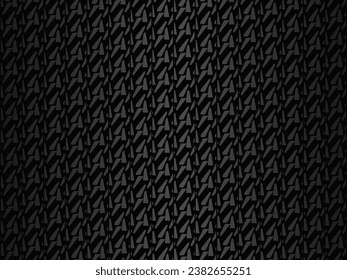 Black metal texture steel background. Luxurious steel ornament. Perforated metal sheet.