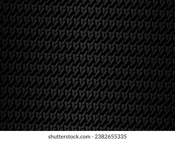 Black metal texture steel background. Luxurious steel ornament. Perforated metal sheet.