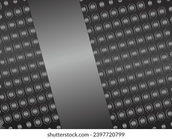 Black metal texture steel background. Perforated metal sheet.