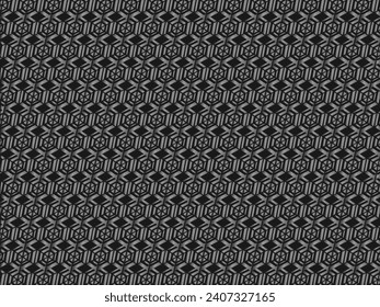 Black metal texture steel background hexagon pattern. Perforated metal sheet.