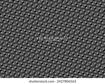 Black metal texture steel background. Perforated metal sheet. Dark premium background.