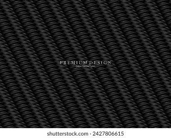 Black metal texture steel background. Perforated metal sheet. Dark premium background.