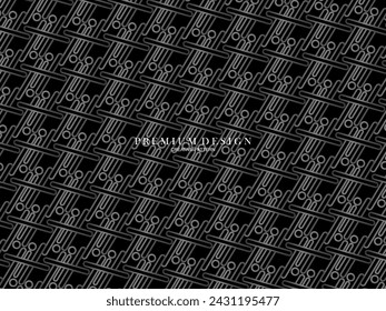 Black metal texture steel background. Perforated metal sheet. Premium dark background.