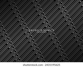 Black metal texture steel background. Perforated metal sheet. Premium dark background.