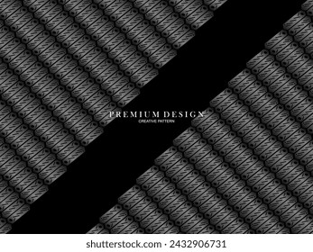 Black metal texture steel background. Perforated metal sheet. Premium dark background.