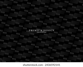 Black metal texture steel background. Perforated metal sheet.