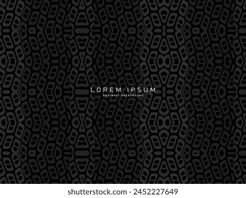 Black metal texture steel background. Perforated metal sheet.