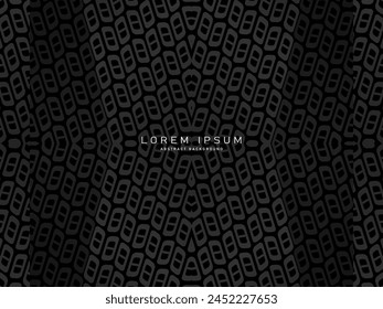 Black metal texture steel background. Perforated metal sheet.