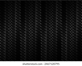 Fondo de acero de textura de metal negro. Chapa metálica perforada.