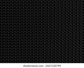 Black metal texture steel background. Perforated metal sheet.