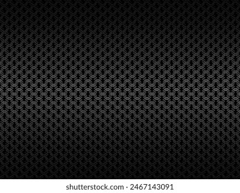 Black metal texture steel background. Perforated metal sheet.
