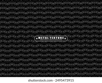 Black metal texture steel background. Perforated metal sheet.