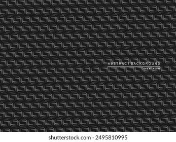 Black metal texture steel background. Perforated metal sheet.