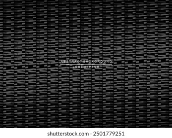 Black metal texture steel background. Luxurious steel ornament. Wire abstract background.