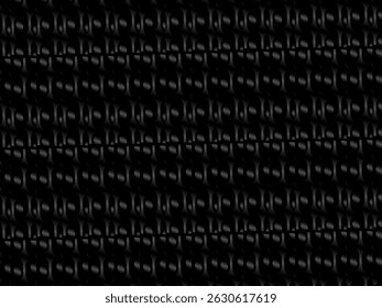 Black metal texture steel background. Perforated metal sheet.	
