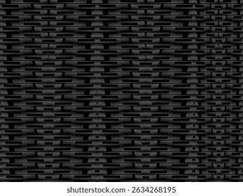 Black metal texture steel background. Perforated metal sheet.	
