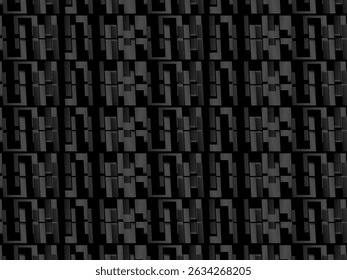 Black metal texture steel background. Perforated metal sheet.	

