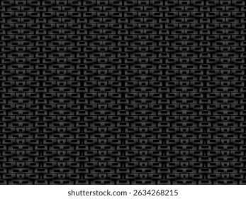 Black metal texture steel background. Perforated metal sheet.	
