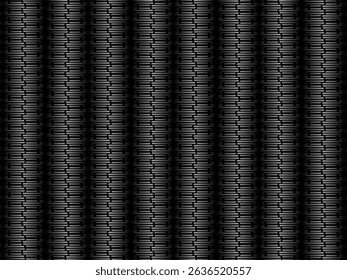Black metal texture steel background. Perforated metal sheet.	
