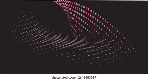 Black metal texture steel background. Perforated sheet metal. vector