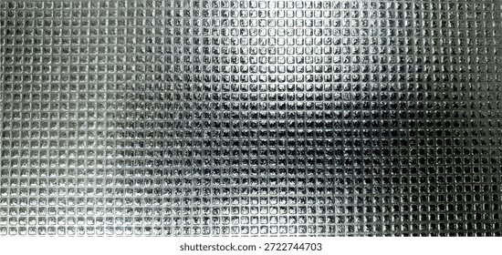 Black metal tile texture. Metal texture made of carbon tile plates on the roof exterior design. Metallic tile texture background. Construction materials. Interior design, decor.