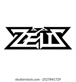 black metal zeus music t shirt fashion sticker vector illustration template design