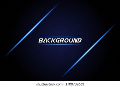Fondo metálico negro con brillante azul